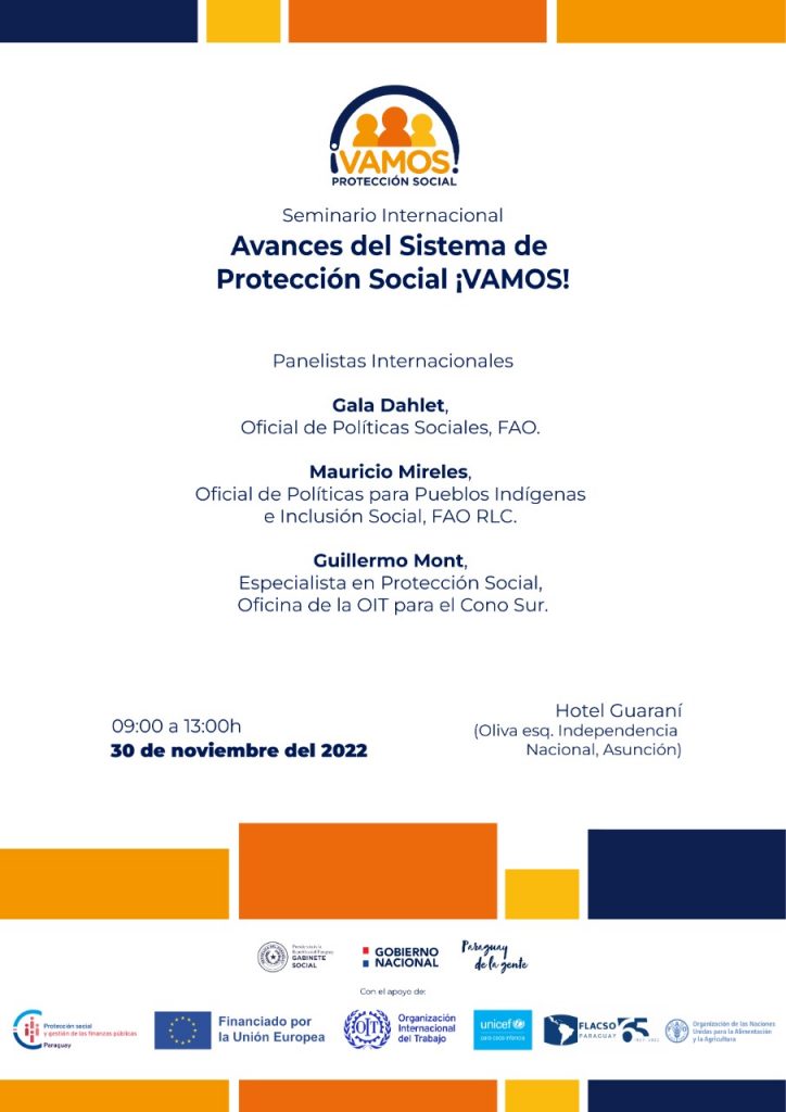 Seminario Internacional. Avances del Sistema de Protección Social ¡VAMOS!